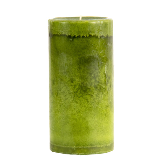 Pier 1 Citrus Cilantro® Mottled 3x6 Pillar Candle