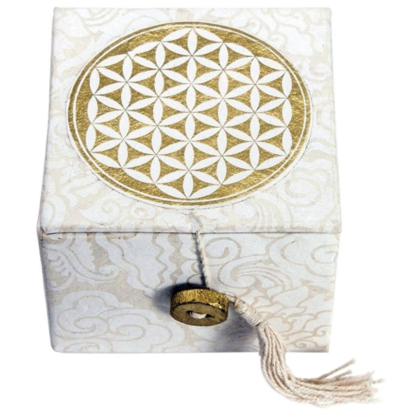 Meditation Bowl Box: 3 Inch Flower Of Life
