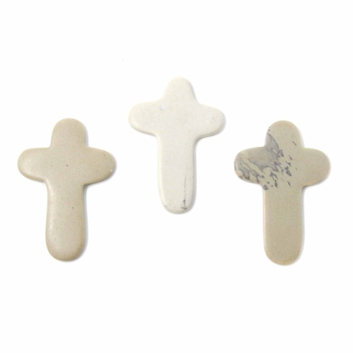 Comfort Crosses In Carved Soapstone, Set Of 10