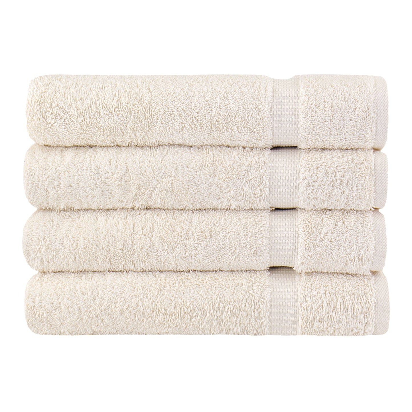 Classic Turkish Towels Genuine Cotton Soft Absorbent Villa Collection Washcloth 12 Piece Set