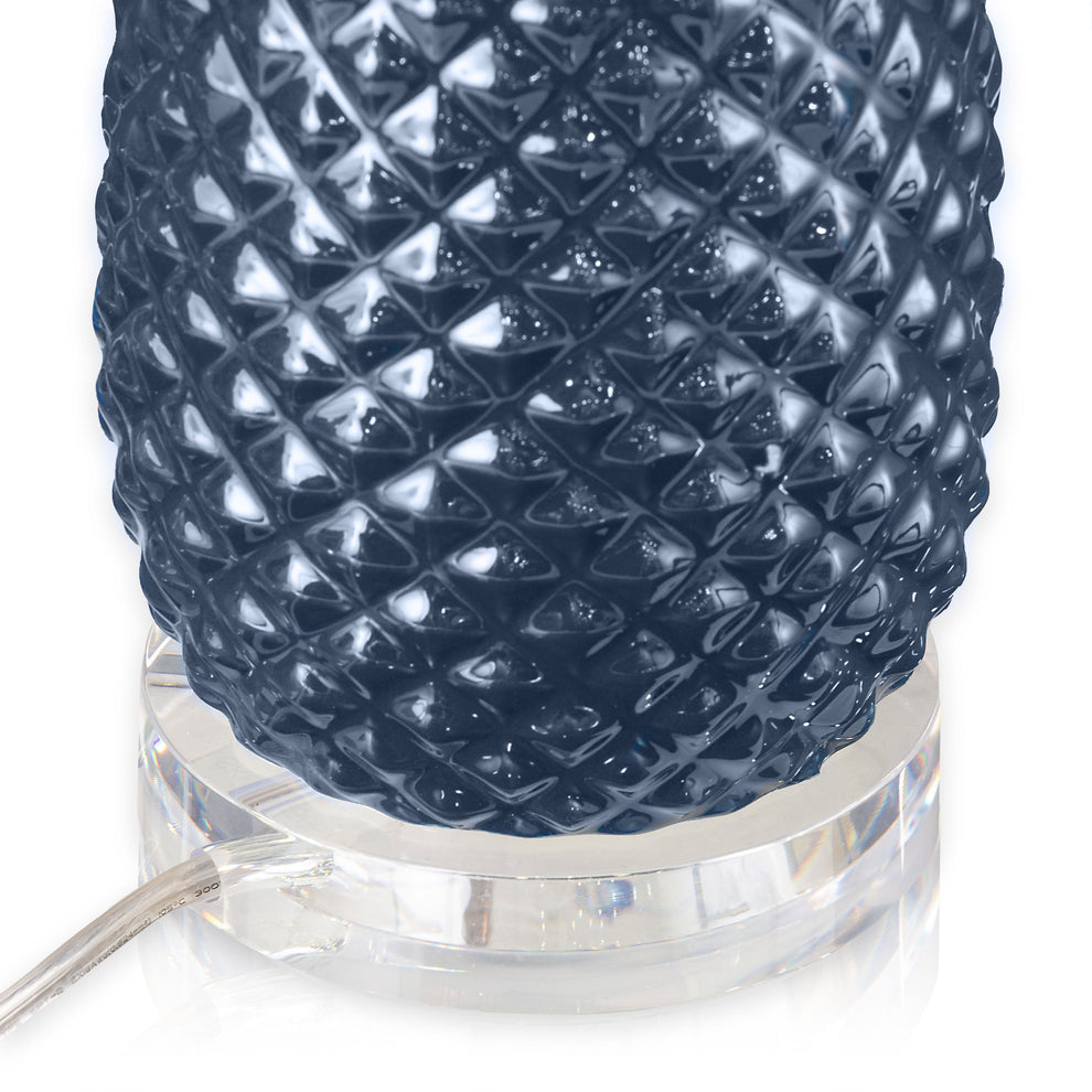 Pier 1 Pineapple Navy And Gold Table Lamp – Pier Collection