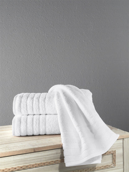 Classic Turkish Towels Barnum Bath Towel 3 Piece Set 30X56 White