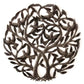 Double Tree Of Life Haitian Steel Drum Indoor/Outdoor Wall Art