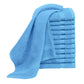 Classic Turkish Towels Genuine Cotton Soft Absorbent Villa Collection Washcloth 12 Piece Set